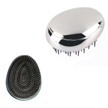 Wholesale Portable Pocket Silver Color Detangler Hairbrushes for Wet and Dry Hair
